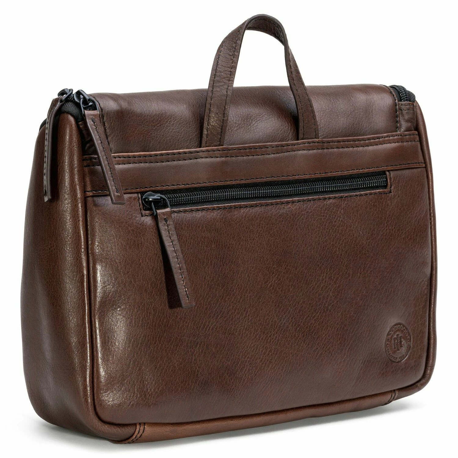 Memphis Kulturbeutel Leder 27 Cm 4 Memphis Kulturbeutel Leder 27 Cm – Bild 4