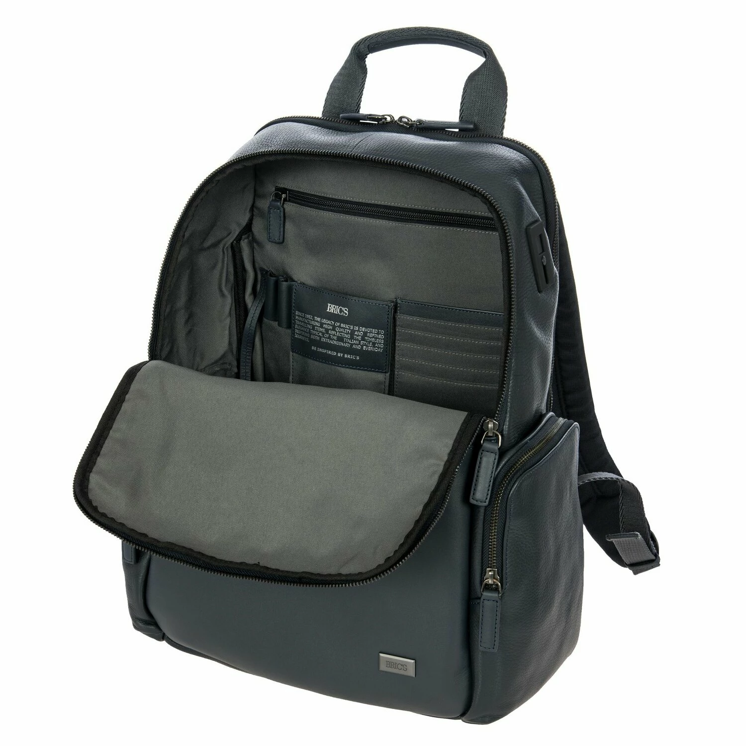 Torino Rucksack Leder 45 Cm Laptopfach 5 Torino Rucksack Leder 45 Cm Laptopfach – Bild 5