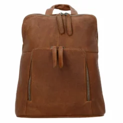 Wax Pull Up Vivian City Rucksack Leder 28 Cm