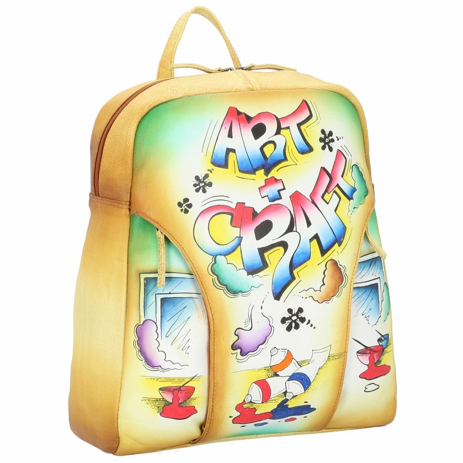 Art+Craft City Rucksack Leder 37 Cm 2 Art+Craft City Rucksack Leder 37 Cm – Bild 2