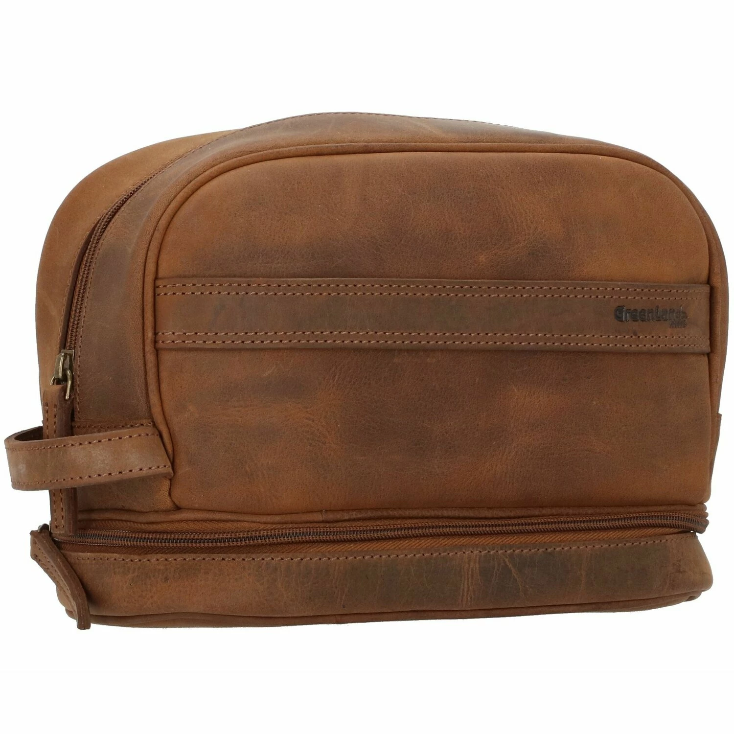 Montenegro Kulturbeutel Leder 24 Cm 2 Montenegro Kulturbeutel Leder 24 Cm – Bild 2