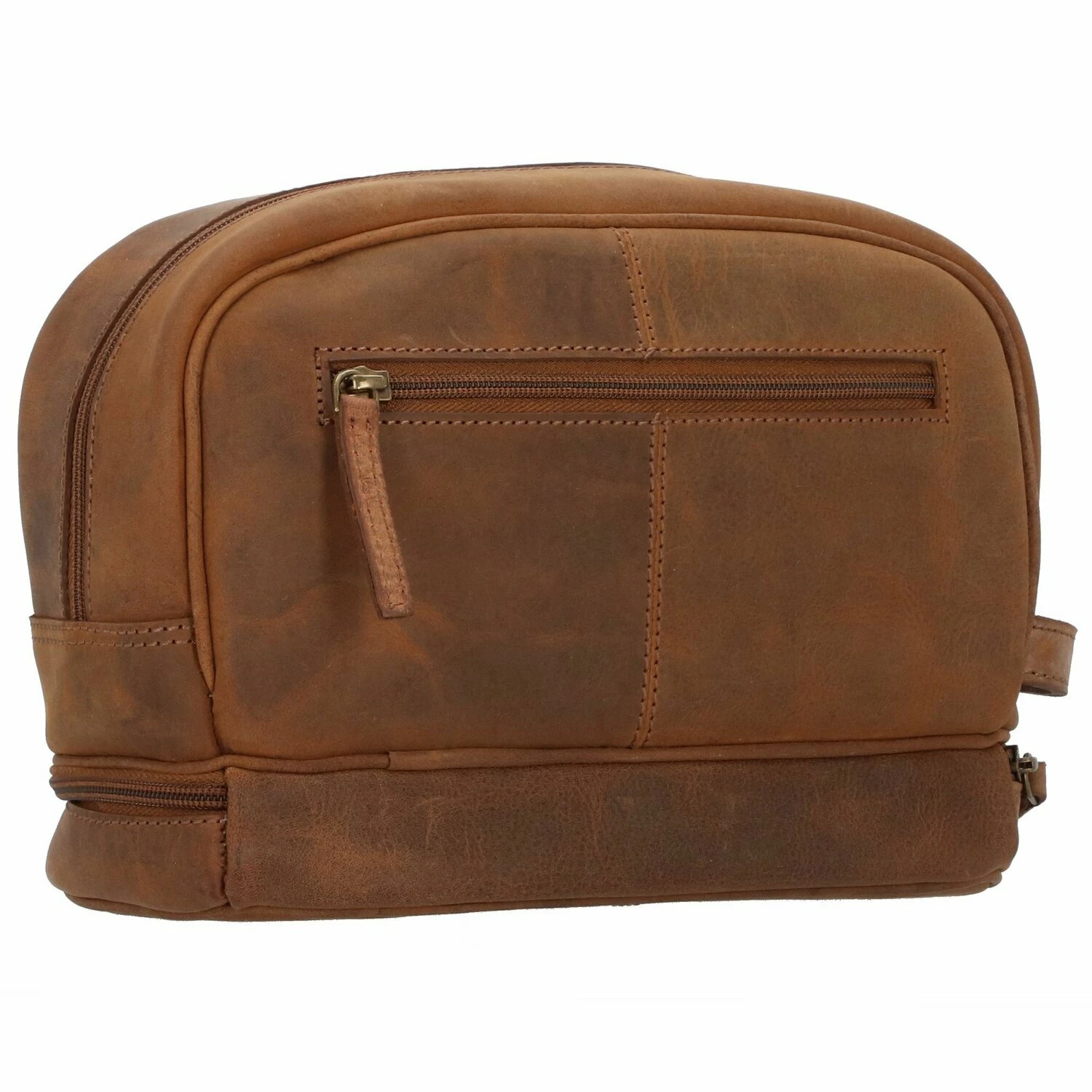 Montenegro Kulturbeutel Leder 24 Cm 4 Montenegro Kulturbeutel Leder 24 Cm – Bild 4