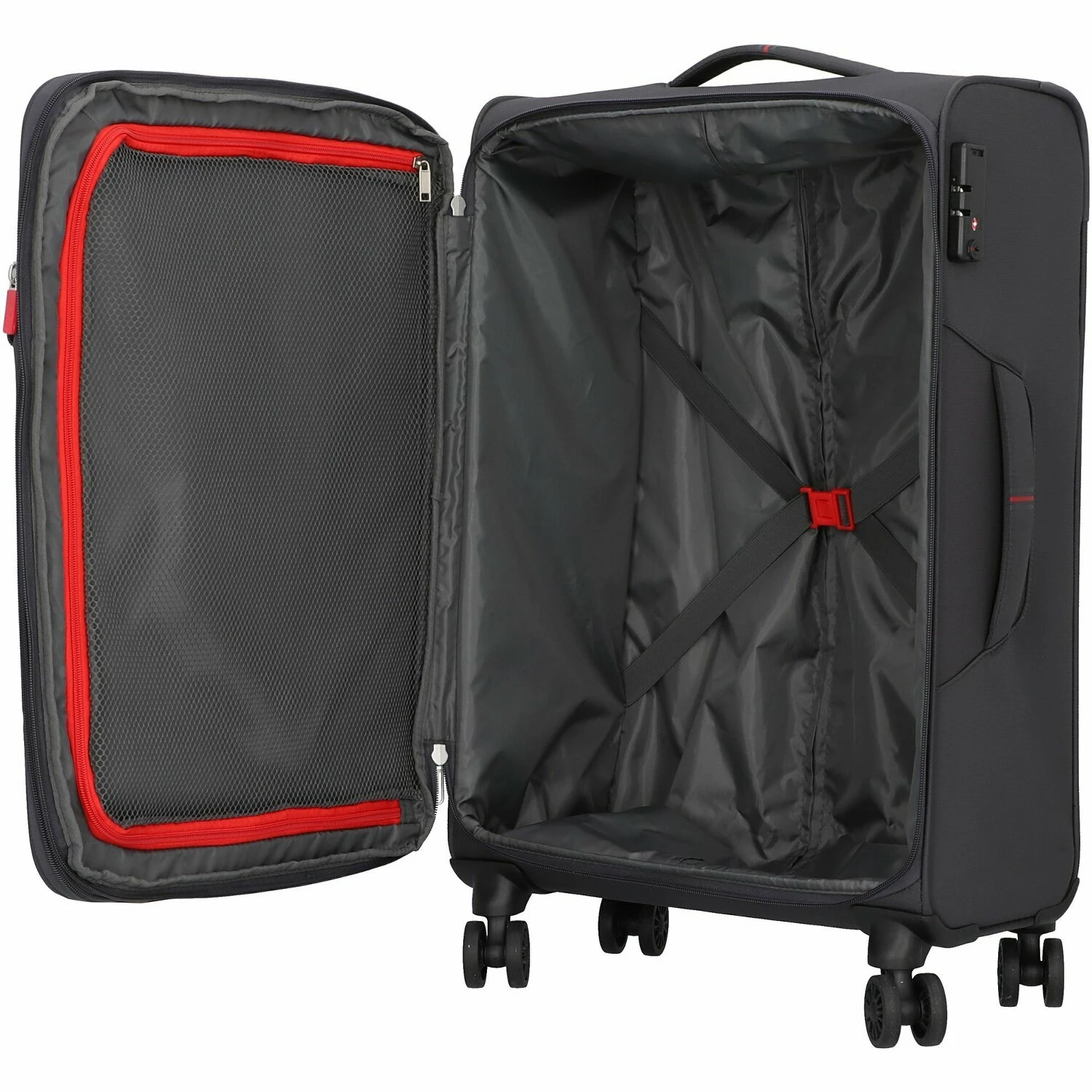 American Tourister Crosstrack 4-Rollen Trolley 67 Cm 5 American Tourister Crosstrack 4-Rollen Trolley 67 Cm – Bild 5