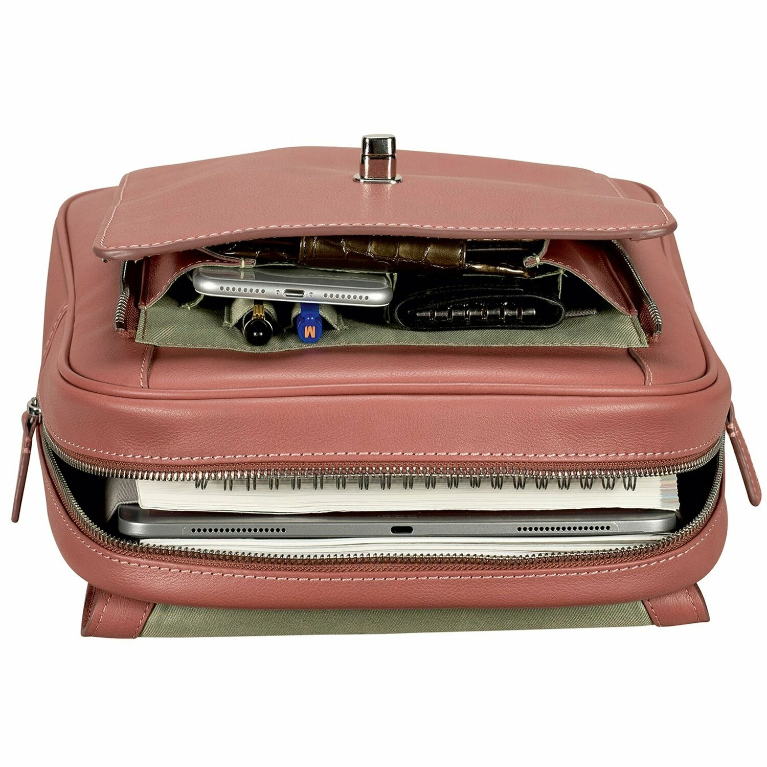 Leonhard Heyden Nizza City Rucksack Leder 34 Cm 3 Leonhard Heyden Nizza City Rucksack Leder 34 Cm – Bild 3