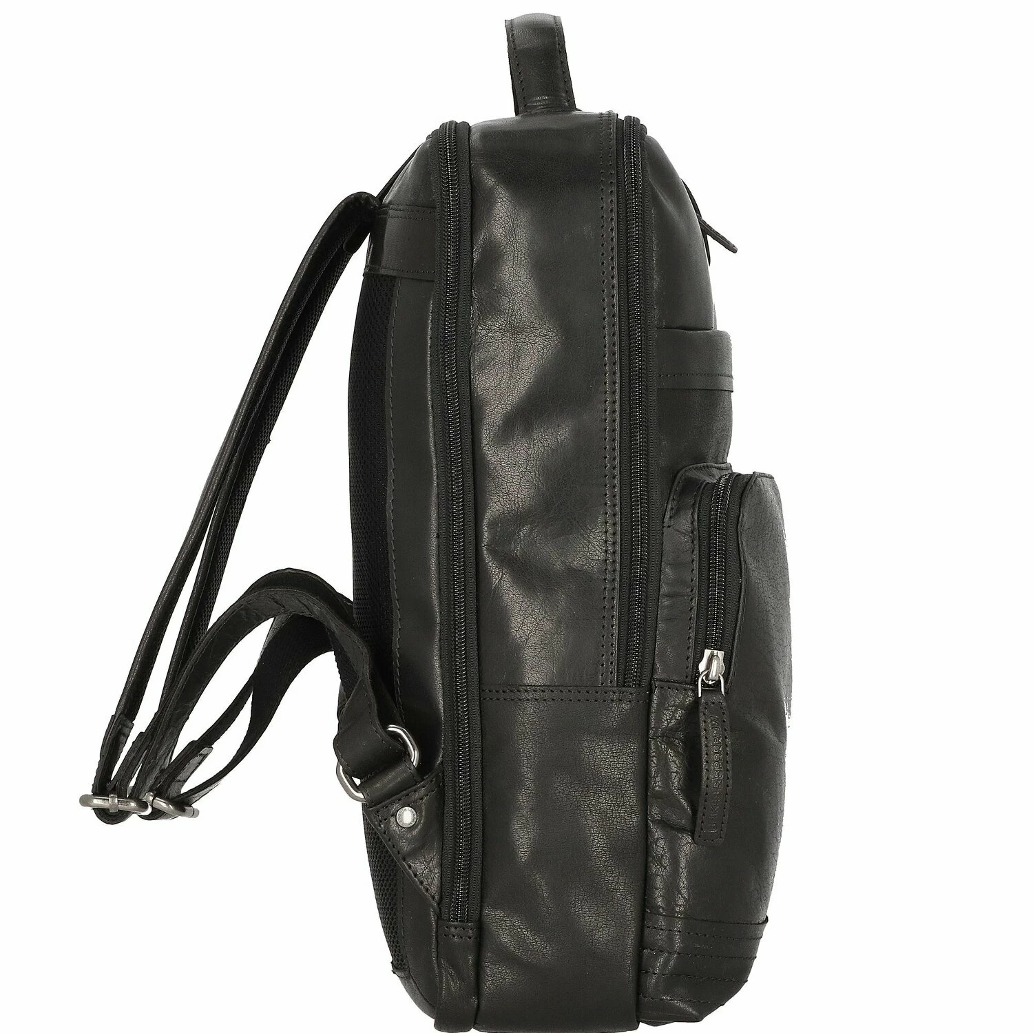 Bronco Rucksack Leder 40 Cm Laptopfach 3 Bronco Rucksack Leder 40 Cm Laptopfach – Bild 3