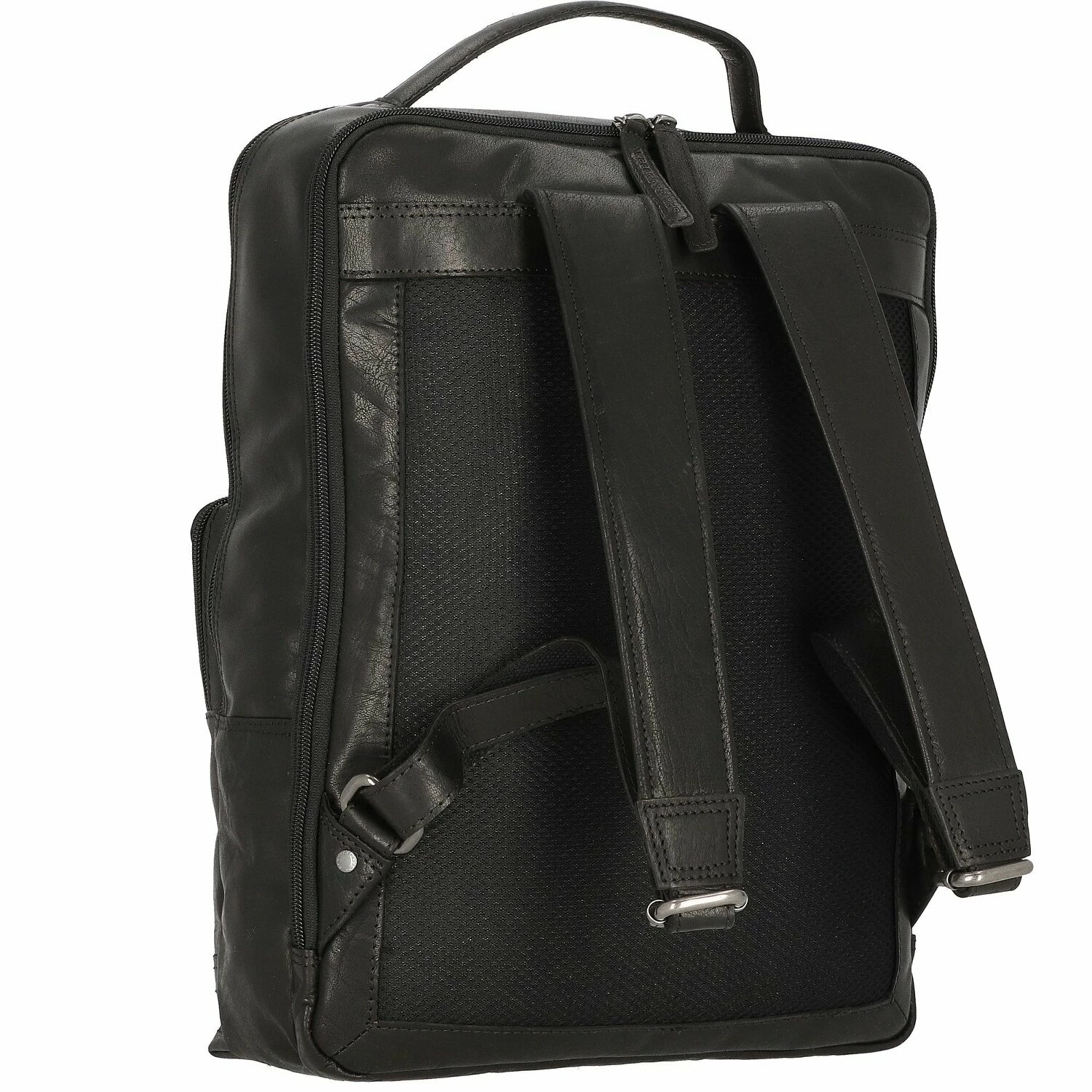 Bronco Rucksack Leder 40 Cm Laptopfach 4 Bronco Rucksack Leder 40 Cm Laptopfach – Bild 4