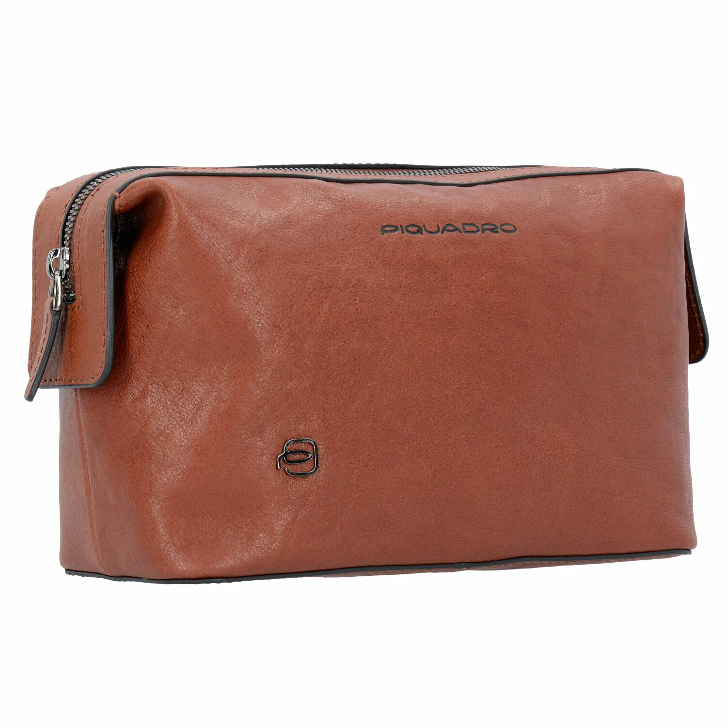 Piquadro Black Square Kulturbeutel Leder 23 Cm 2 Piquadro Black Square Kulturbeutel Leder 23 Cm – Bild 2