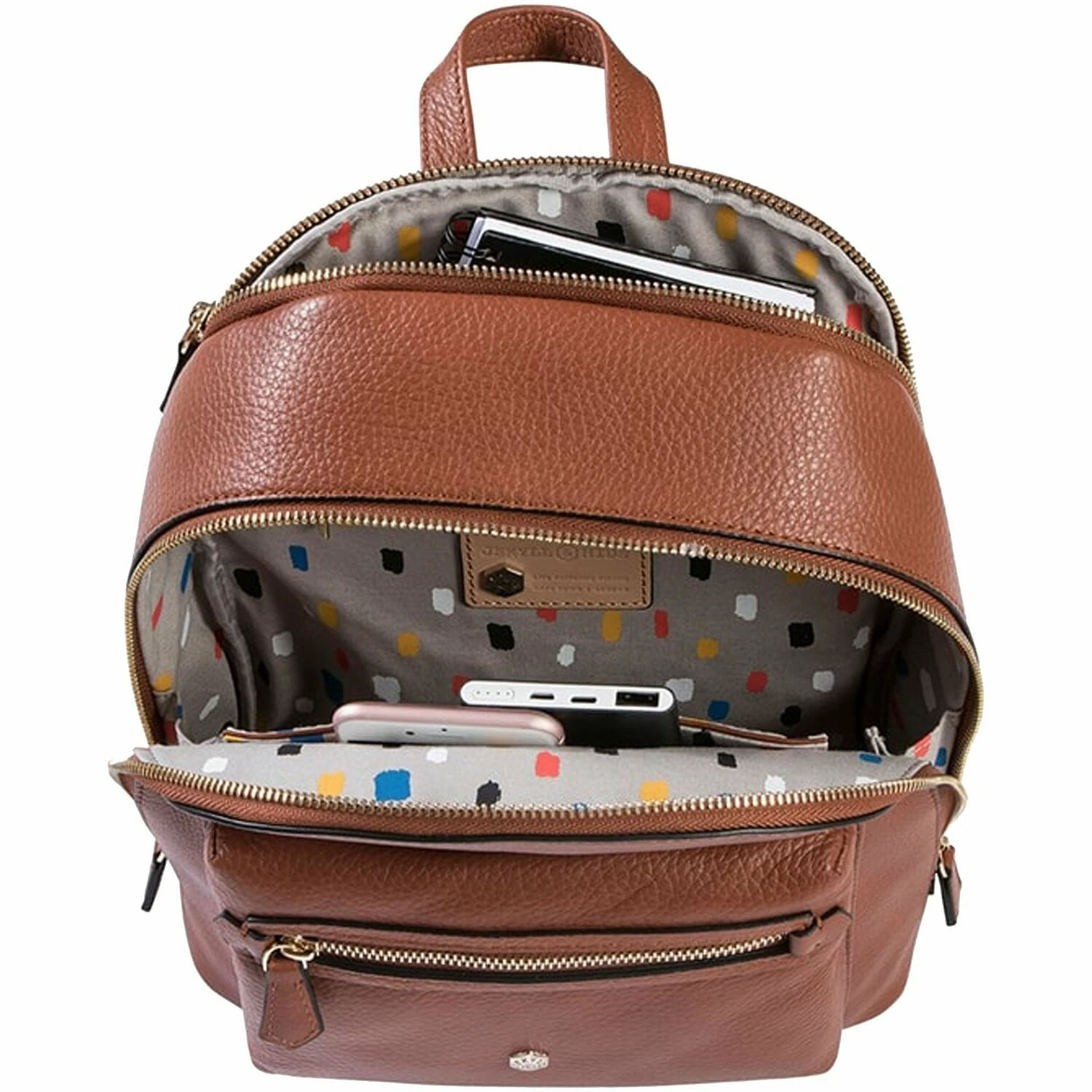 Capri City Rucksack RFID Leder 30 Cm 3 Capri City Rucksack RFID Leder 30 Cm – Bild 3