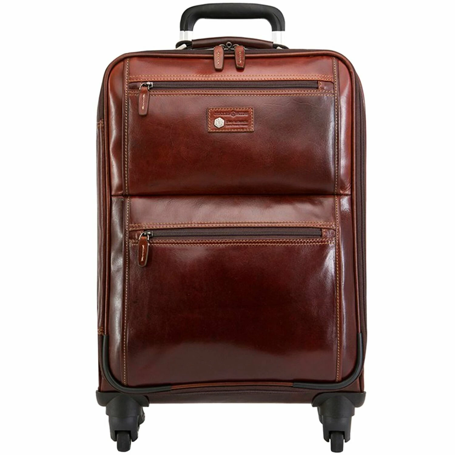 Oxford 4-Rollen Kabinentrolley Leder 47 Cm Laptopfach 1 Oxford 4-Rollen Kabinentrolley Leder 47 Cm Laptopfach