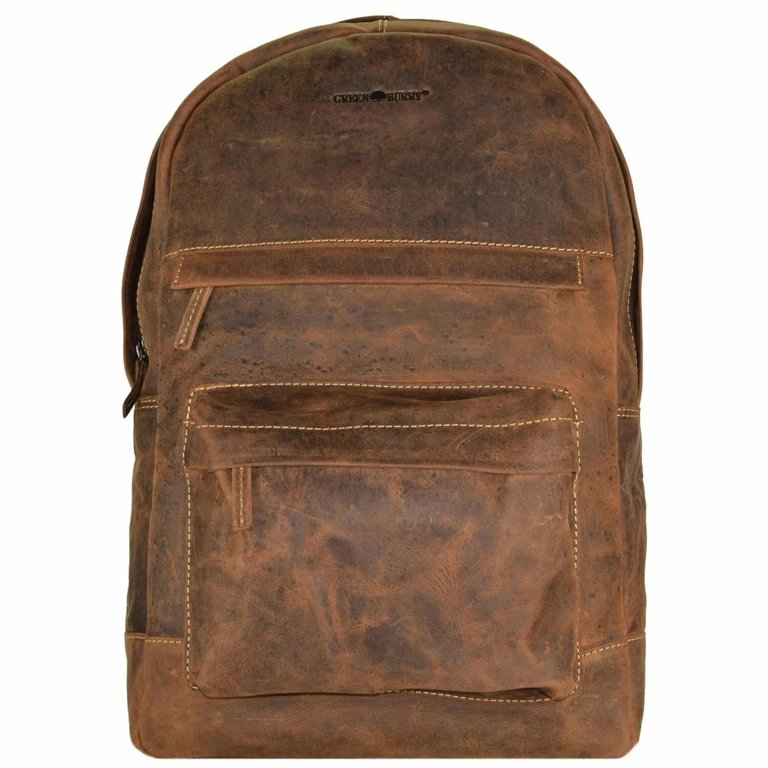 Vintage Retro Rucksack Leder 42 Cm Laptopfach 1 Vintage Retro Rucksack Leder 42 Cm Laptopfach