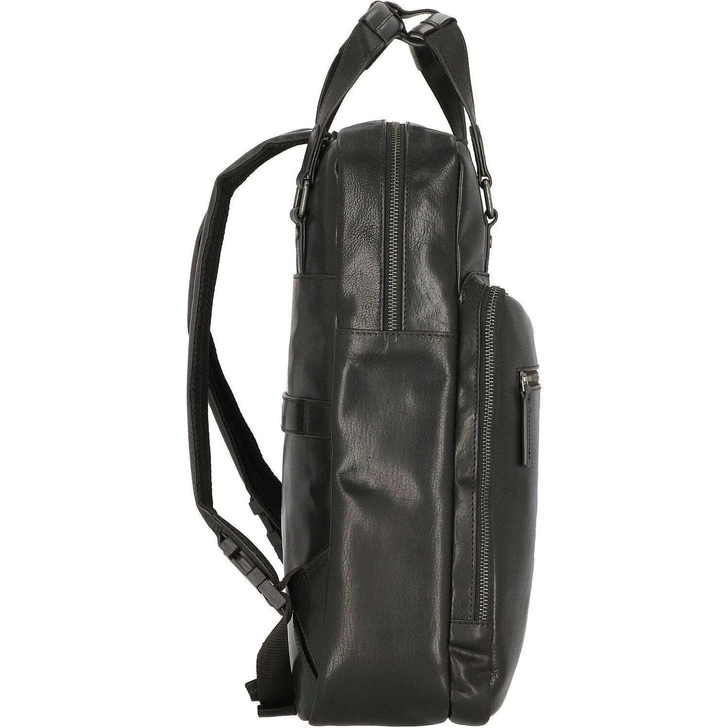Leonhard Heyden Roma Rucksack Leder 42 Cm Laptopfach 3 Leonhard Heyden Roma Rucksack Leder 42 Cm Laptopfach – Bild 3