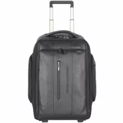 Piquadro Urban 2-Rollen Rucksacktrolley Leder 54 Cm Laptopfach