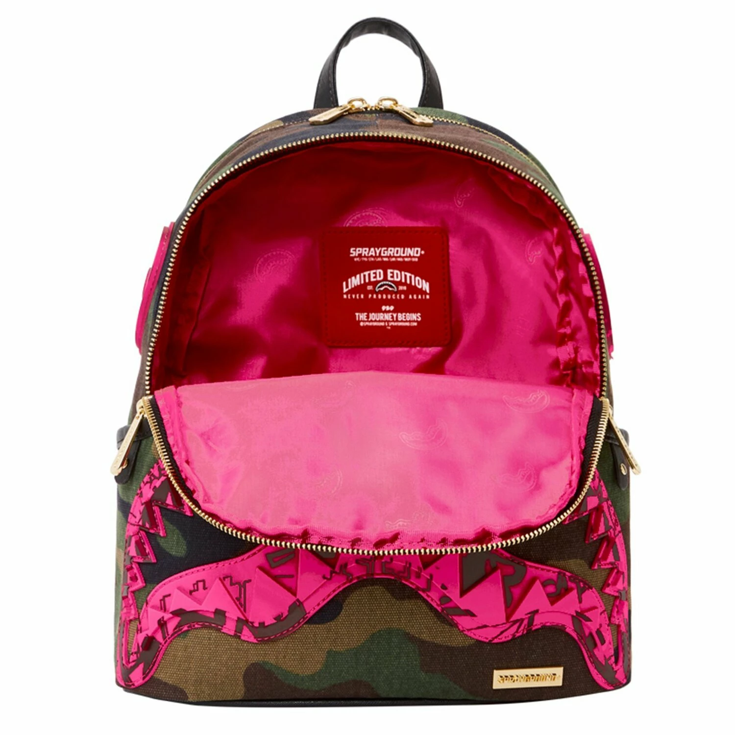 SPRAYGROUND Camo Pink Savege City Rucksack 30 Cm 4 SPRAYGROUND Camo Pink Savege City Rucksack 30 Cm – Bild 4