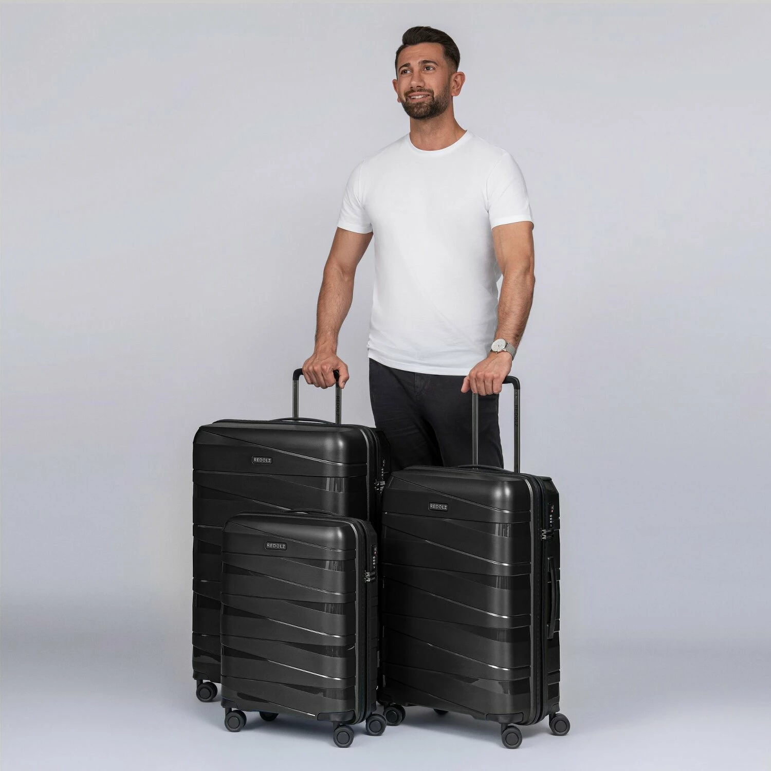 Essentials 10 3-SET 4 Rollen Kofferset 3-teilig 2 Essentials 10 3-SET 4 Rollen Kofferset 3-teilig – Bild 2